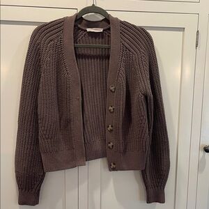 Everlane Chocolate Brown Women's Cardigan, sz M